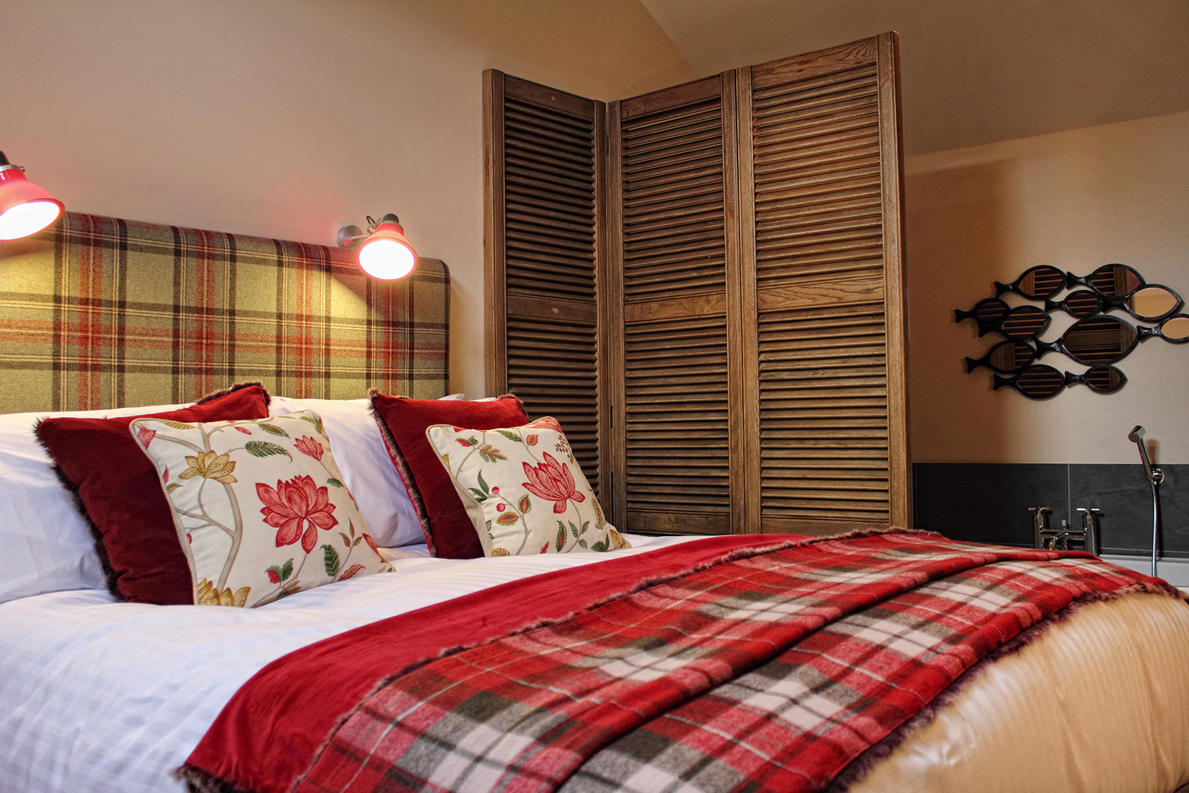 A picture of a double ensuite room close to the Yorkshire Dales and Grassington